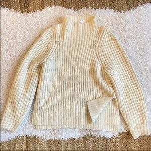 LEITH high neck pull over sweater medium